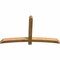 Ekena Millwork Bellingham Rough Sawn Timber Gable Bracket, Western Red Cedar, 72"W x 42"H x 4"D x 4"F, 14/12 Pitch GBW072X42X0404BEL00RWR - alternate 4